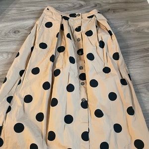 Long high waisted skirt